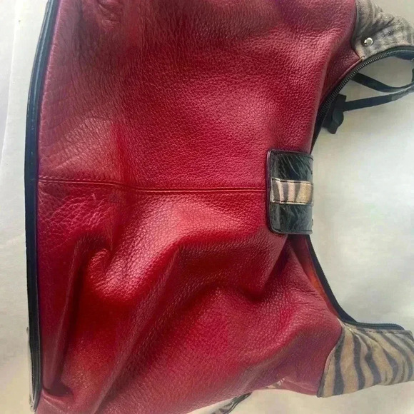 Sharif Zebra Hobo Bag - Picture 3 of 9